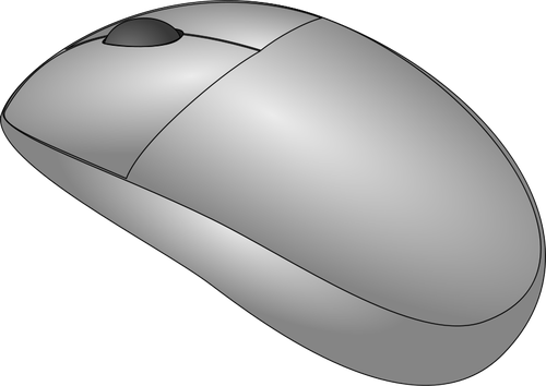 Cordless mouse vector drawing