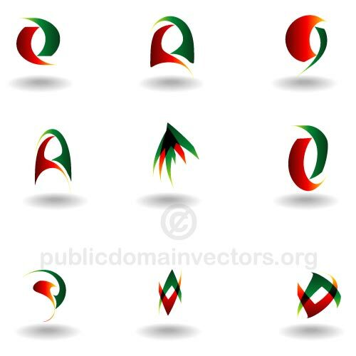 Elementos de design de logotipo vector pack