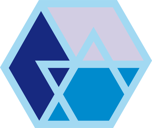 Logo vector azul