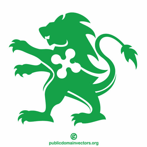 Lombardiya bayrağı heraldic aslan