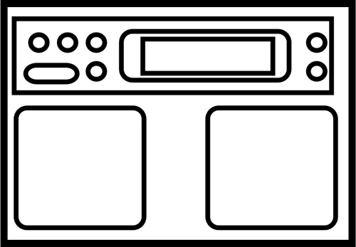 Looper Pedal vector drawing