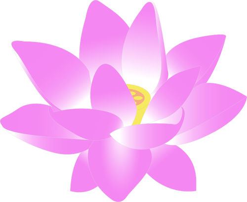 Vektor Klipart Lotosový květ