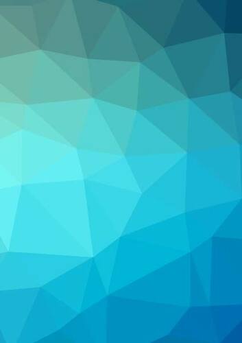 Turquoise polygonal pattern