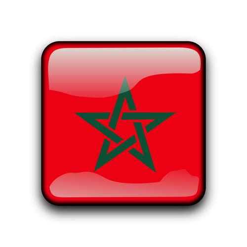 Bouton indicateur de Maroc vector