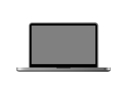 MacBook Pro laptop vector image