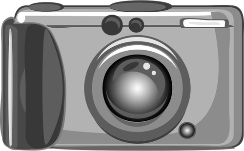 Vektori ClipArt amatööri valokuvaus kamera