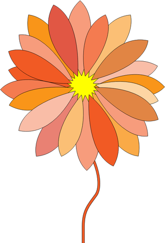 Kreskówka kwiat