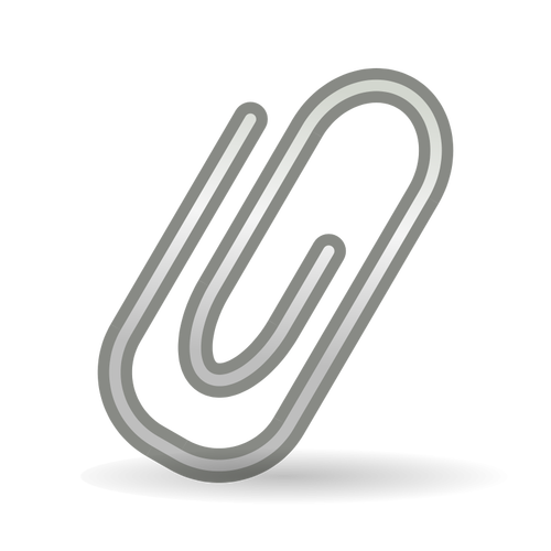 Paperclip vectorafbeelding