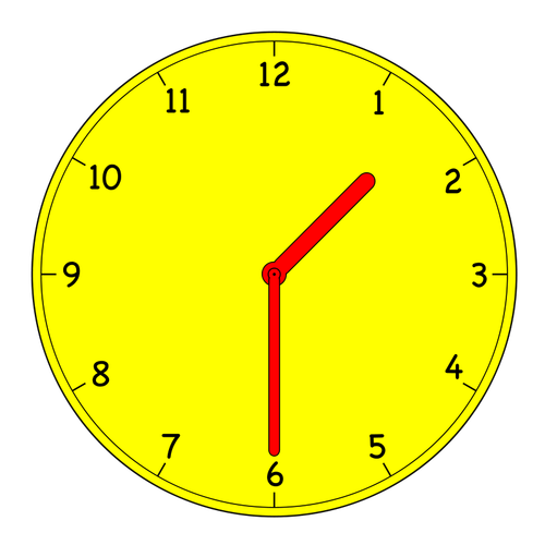 模拟时钟的矢量绘图