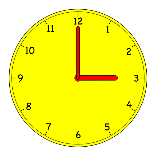 ClipArt vettoriali di orologio analogico