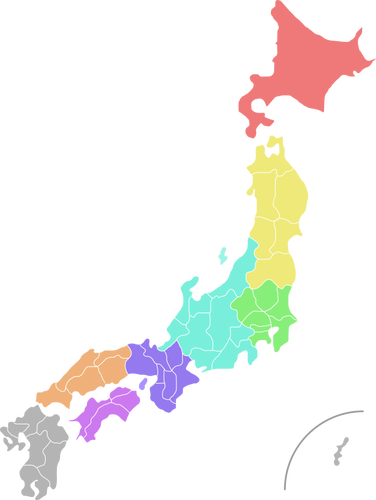 Mapa do Japão