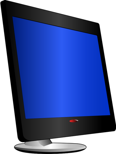 Sine statatoare LCD monitor vector imagine