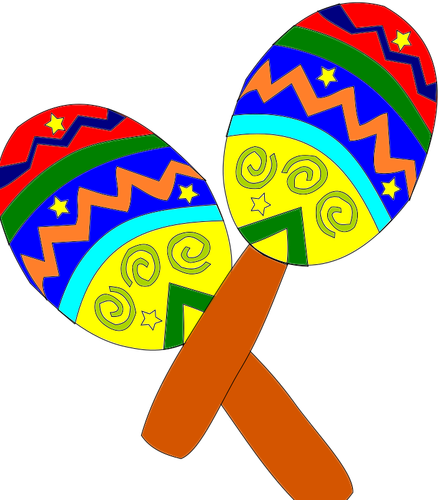 Maracas vettoriali di disegno