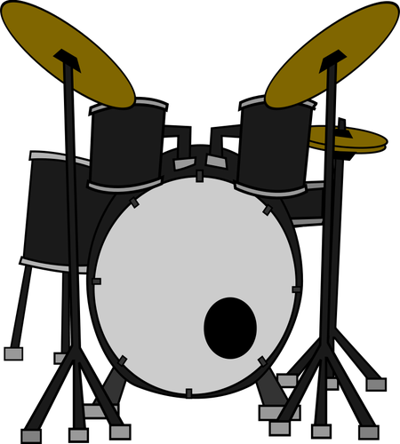 Drums kit vector graphics