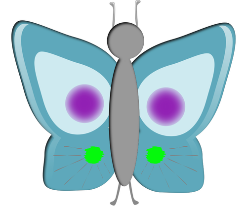 블루 나비 이미지
