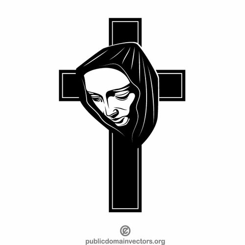 Matka Jezusa na krzyżu