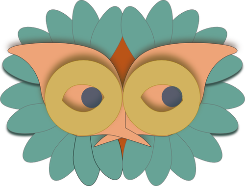 Bird mask vector image