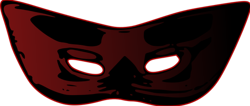 Oog masker vectorillustratie