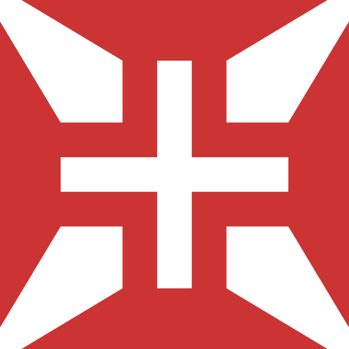 Крест из португальских ВВС векторное изображение