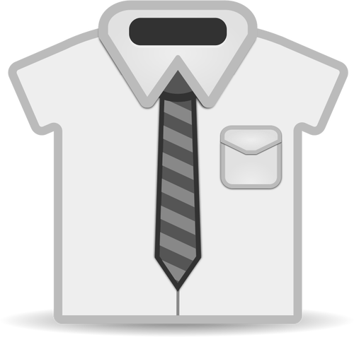 Shirt and tie icon