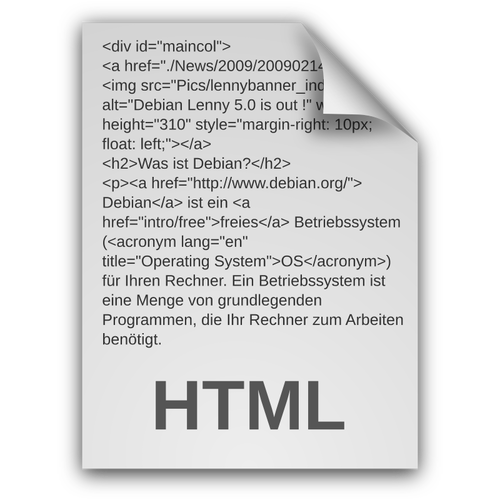 מסמך HTML