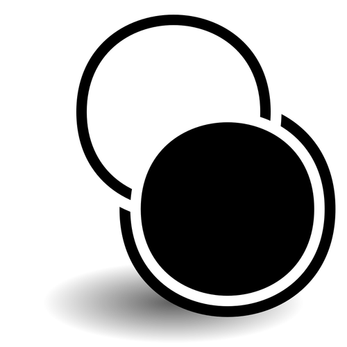 Černé a bílé kruhy
