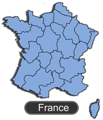 Mappa della Francia