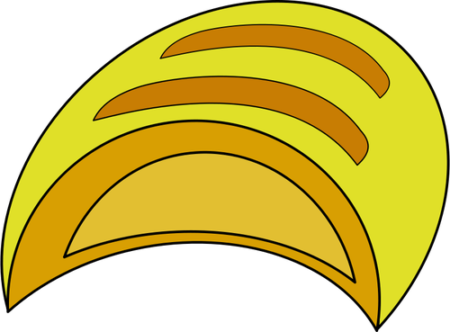 Vector image of loaf of bread