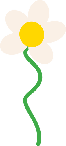 رسم متجه الزهور