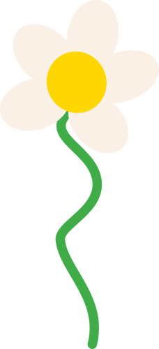 Flower vector drawing