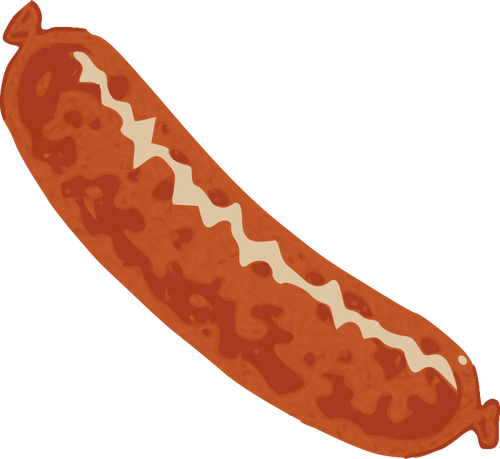Sausage vector drawing