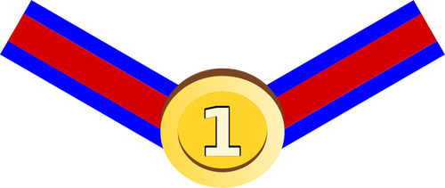 Vector image of medal