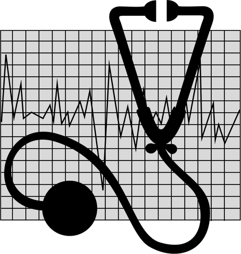 Medizinischen Diagramm silhouette