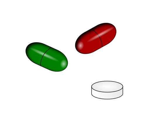Obraz léku prášků