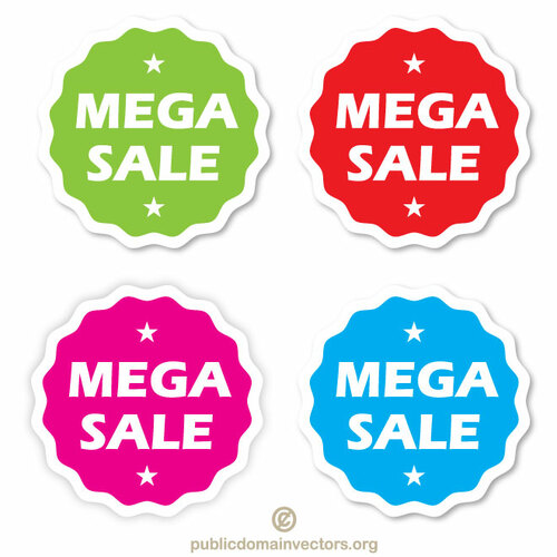 Mega verkoop stickers