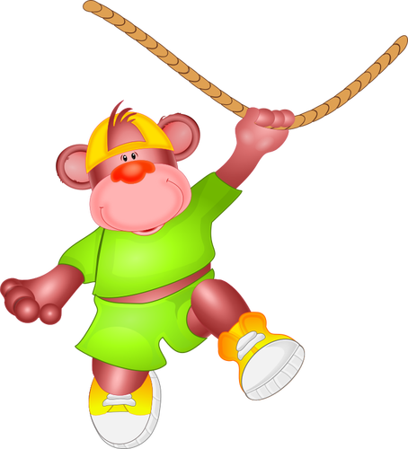 Monkey and a rope