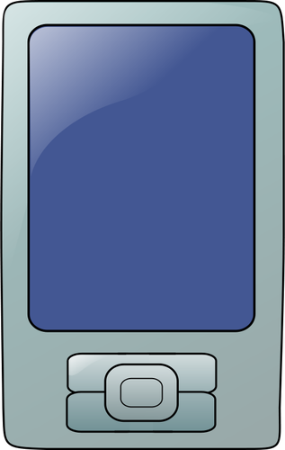 Touchscreen mobile phone vector icon