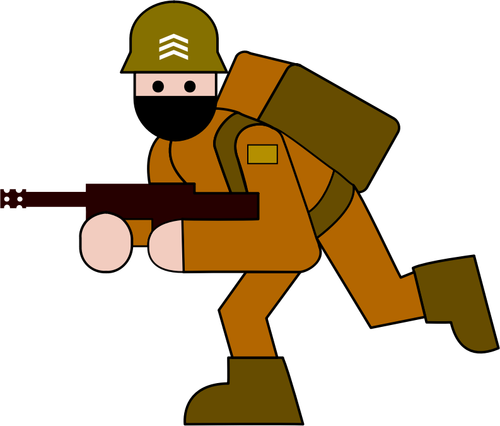 Militär soldat