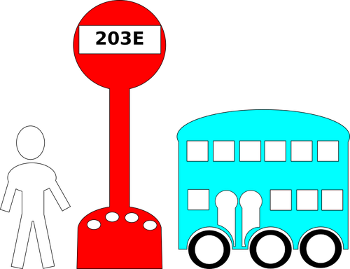 Iconos de la estación de autobuses