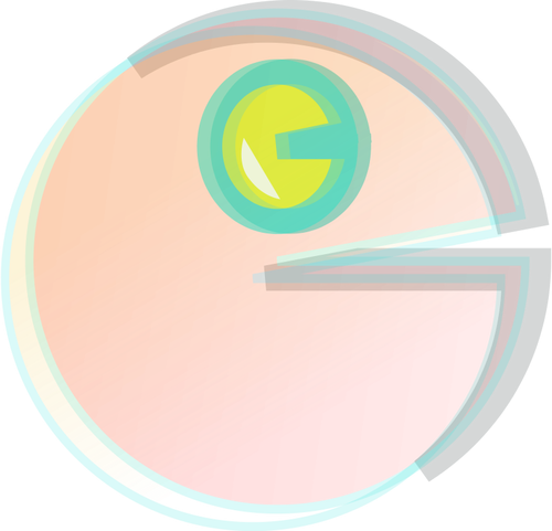 Pac-Man vector icon