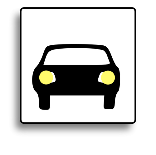 Auto ikony vektorový obrázek