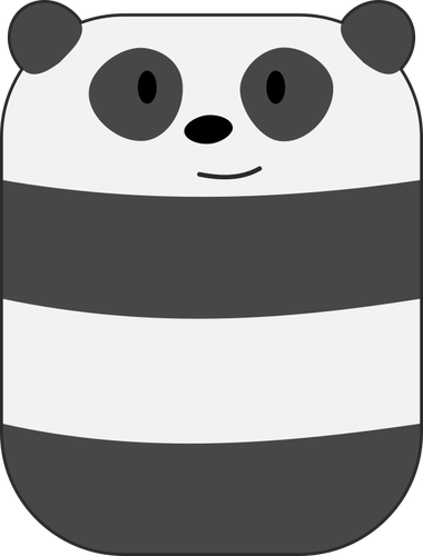 Panda sonriente