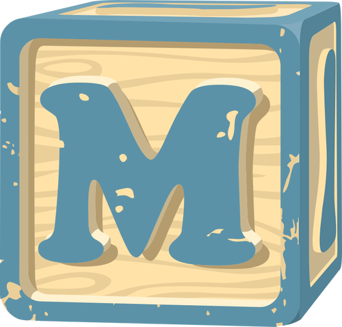 alpha blocks letter m