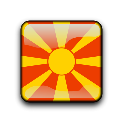 マケドニアの旗のベクトル