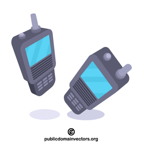 Mobile walkie-talkie radio device