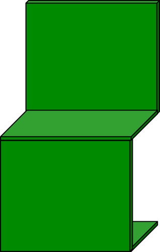 Minimalist green chair