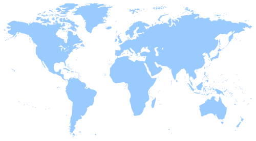 Mapa del vector del mundo