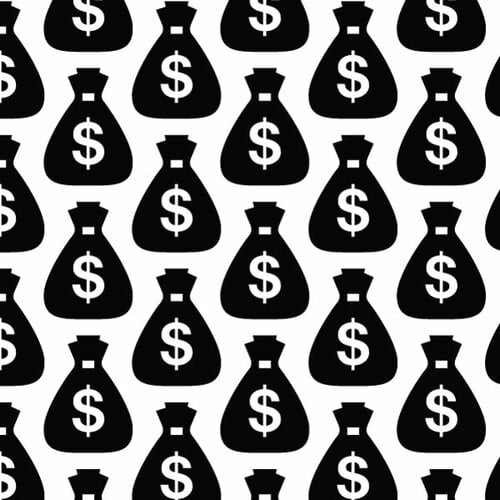 Bag of money wallpaper