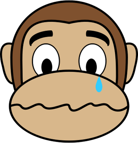 Mono llorando