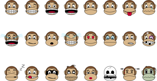 Monkey emoji bild